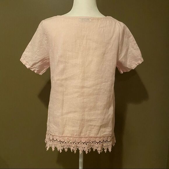 Terzo Millennio 100% Linen Top - Picture 8 of 12